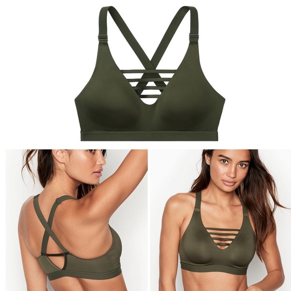 Victoria's Secret Other - Victoria's Secret Olive Green Sports Bra